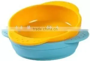 Microwave Safe Food Storage Round Silicone Bowl photo-2