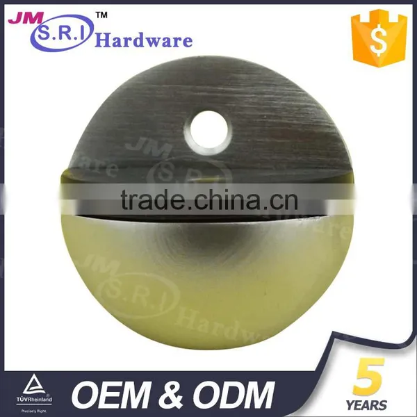 High End Semicircle Zinc Alloy Glass Door Stopper photo-5