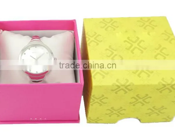 Fashion Ladies Watch Gift Box Colorful Boxes Pillow Inside Good Package Box Design photo-4