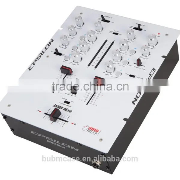 Factory Price EPSILON INNO MIX 2 Channel SCRATCH DJ Mixer With Balance TRS 1/4 Master Outputs & 1/4 Headphone Input photo-3