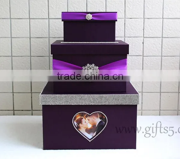 Elegant Wedding Card Box Holder With Photo Frame photo-2