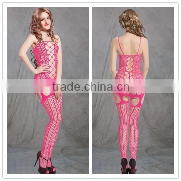 Colorful Design Beautiful Pattern Hot Sexy Women Nude Bodystocking photo-2