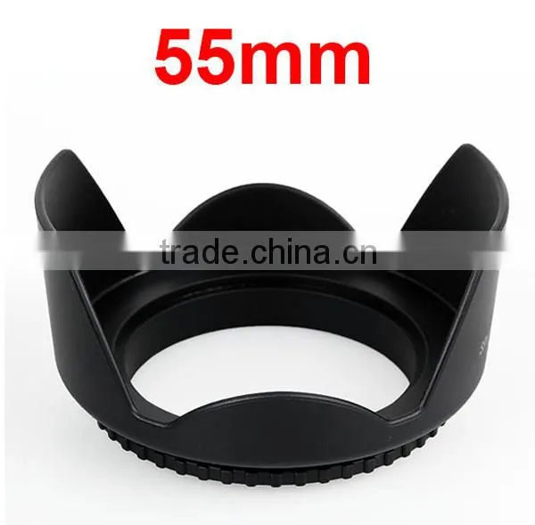 DSLR 55mm Camera Lens Hood