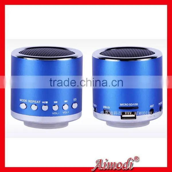 Super Bass Round Card Speaker Support FM Radio and MP3 Player photo-4