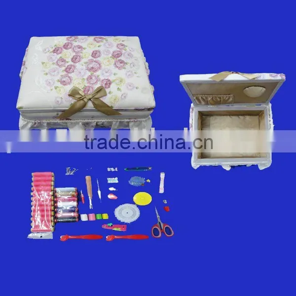 Artcraft Sewing Kit in Purple Flowers