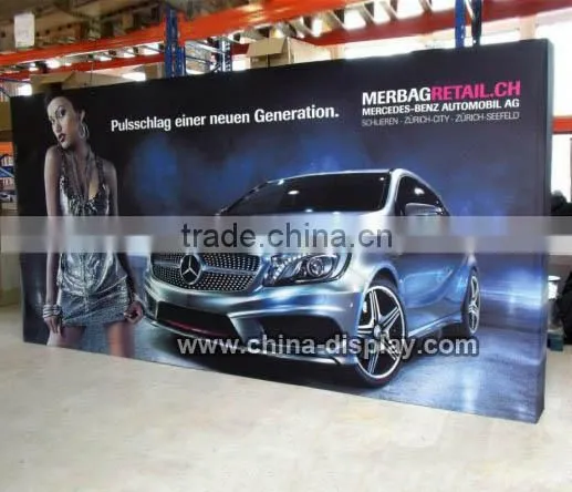 Aluminum Frame Pop Up Banner Exhibition Velcro Fabric Backdrop photo-4