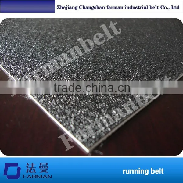 2mm Black Green Diamond Matte PVC Conveyor Belt for Treadmill Walking Running Belt photo-6