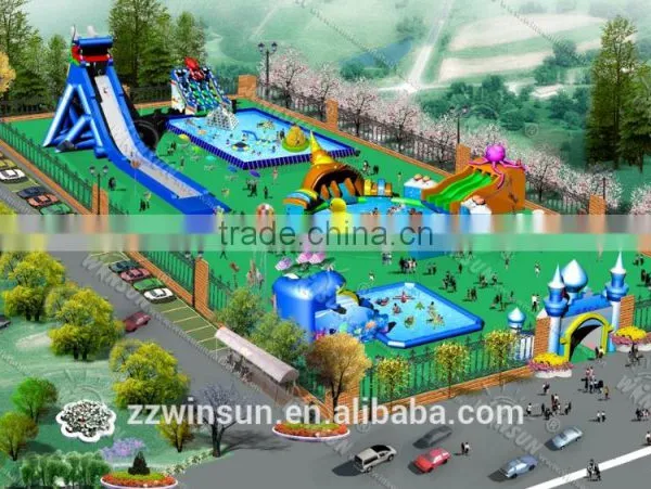 Water Park Games Inflatable Water Obstacle Course for Sale photo-4