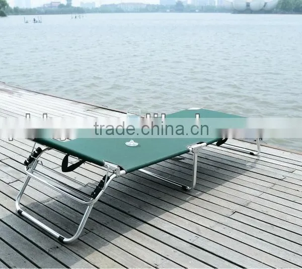 Beach Folidng Sun Lounger With Adjustable Backrest photo-3