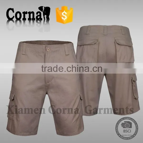 Wholesale Fashion Mens Sport Khaki Short Pant Polyester Cotton Baggy Anti-pilling Pants photo-2