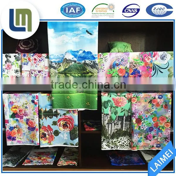 Wholesale Soft Woven Custom Print Bedding Fabric of Digital Printing photo-5