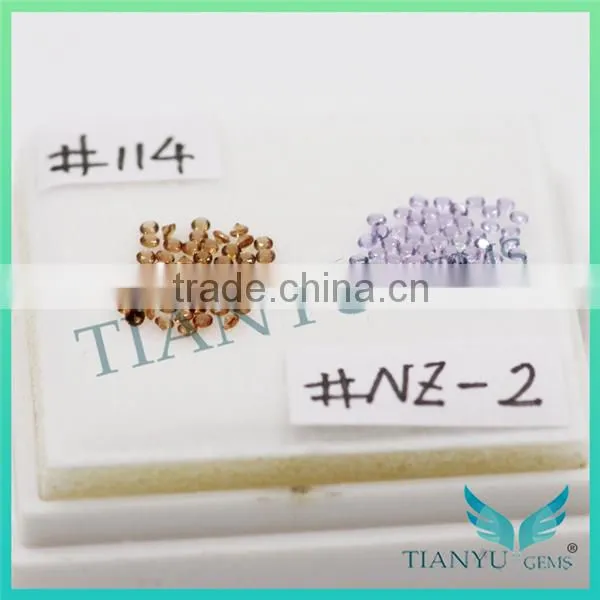 Free Samples Wholesale Nano Sital Gemstone for Jewelry Synthetic #114 Round Brilliant Cut Gems Stone Price photo-2