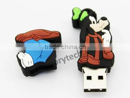 Novelty Goofy Cartoon Character Inexpensive Usb Flash Drives 64mb 128mb photo-5