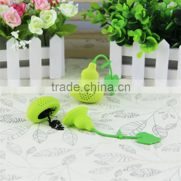 Unique Gourd Shape Tea Silicone Infuser photo-4