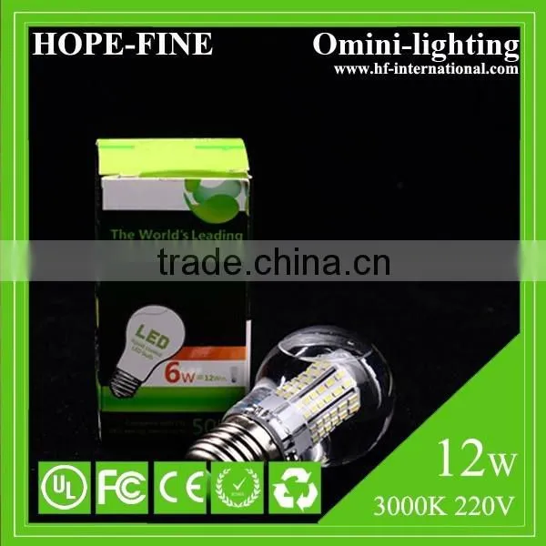 2015 New Invented 360 Degree LED Bulb 12W Cooling System Cooled LED Bulbs CCT 3000K-6500K