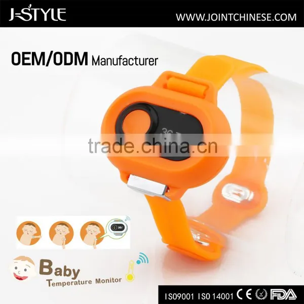 J-style Bluetooth Digital Baby Thermometer Monitor 24 Hours Measurement photo-2