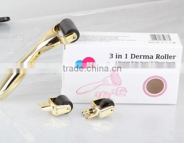 2015 Skin Care Face/Eyes/Body Derma Roller 3 in 1 photo-6