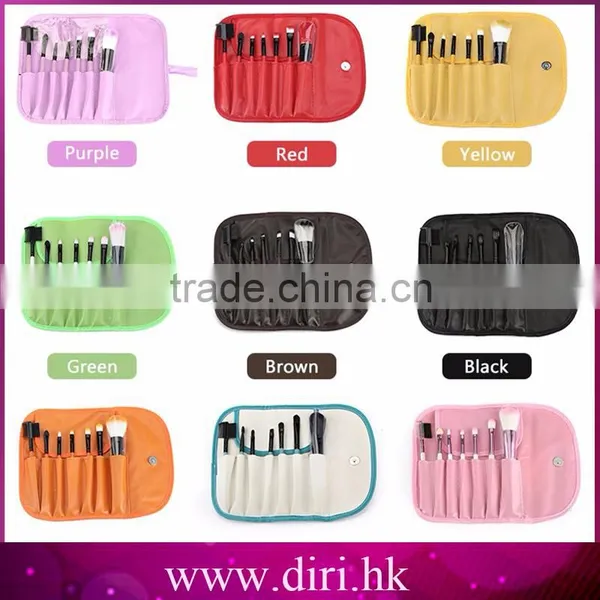 2016 Hot Professional Goat Hair 7Pcs Makeup Brush Set Tools Cosmetic Make Up Brush Set photo-2