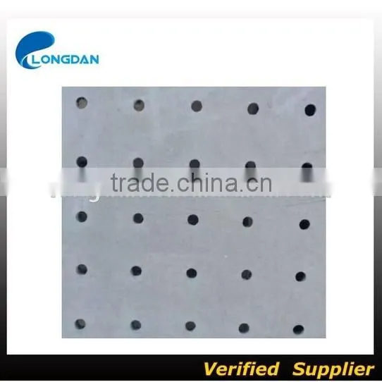 NO Dust-falling Fireproof Acoustic 595*595mm Ceiling Design for Market photo-2