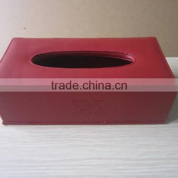 High quality leatherette tissue box from Vietnam leading manufacturer