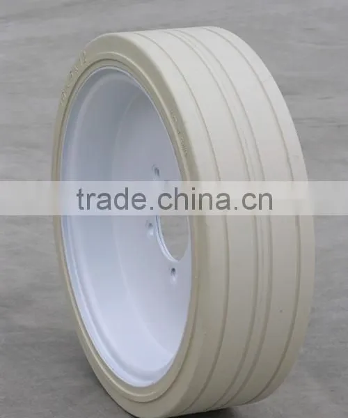 China Wholesale JIG Genie Boom Scissor Lift Tire 16x5x12 Solid Tires 406x125 photo-2