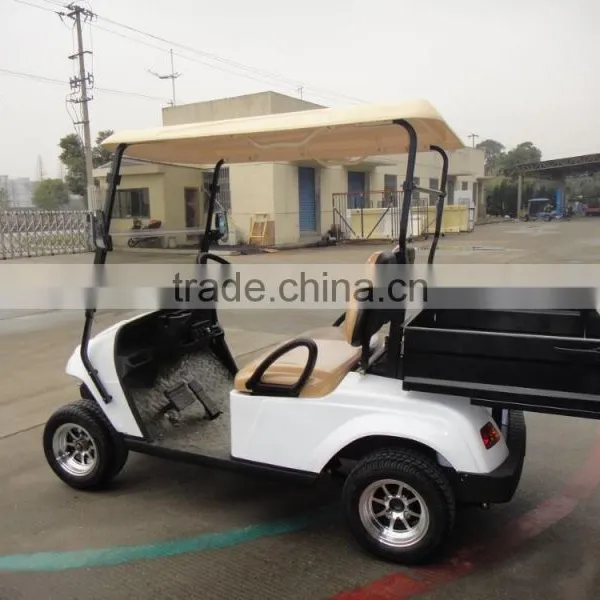 Two Seats Electric Golf Cart With Steel or Aluminum Cargo Box photo-3