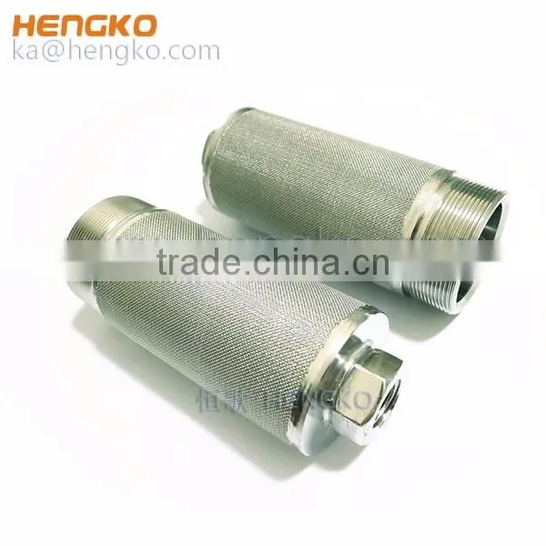 Sintered Micron Porous SS316L Drain Filter photo-5