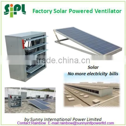 Vent Tool 2016 Hot Sell Solar Panel Greenhouse Heavy Duty Wall Exhaust Fan for Air Cooler photo-3