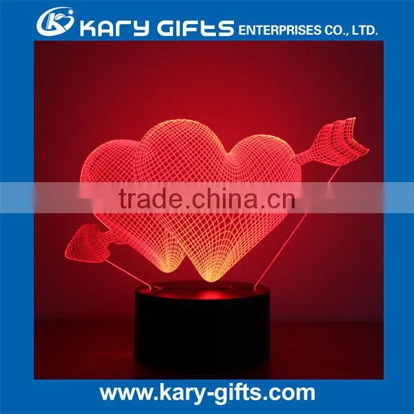 LED Night Light 3D Illusion Table Lighting Lamp photo-4