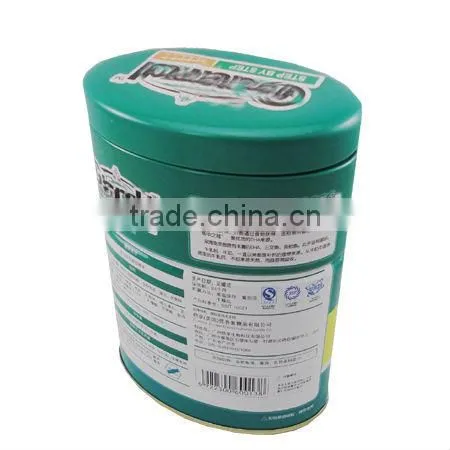 Oval Empty Tin Can for Food photo-5