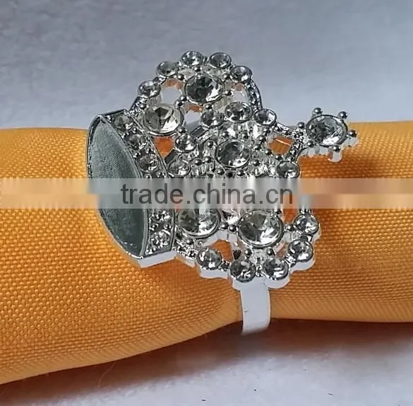 New Gold Crown Napkin Ring,event Favor Napkin Ring photo-2