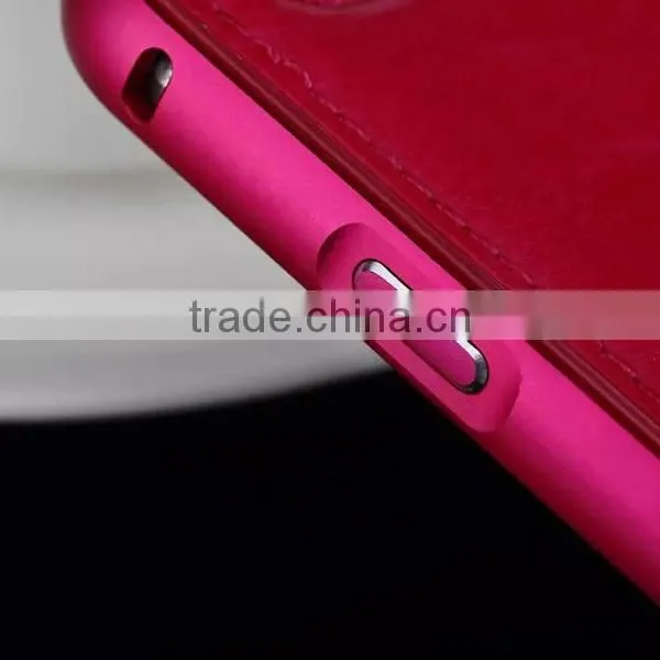 Good Design Metal Frame PU Leather Phone Case For Iphone6, Metal Frame Case PU Leather Back Phone Case For Iphone6 photo-6