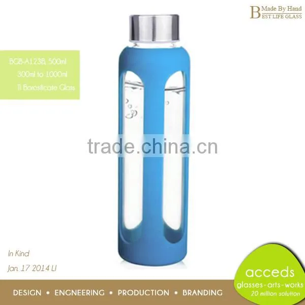 Customized Shap 300Ml Juice Glass Bottle With Cap photo-5