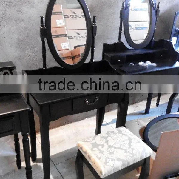 White Dressing Table With Swing Mirror Bedroom Furniture Shabby Vintage Style photo-6