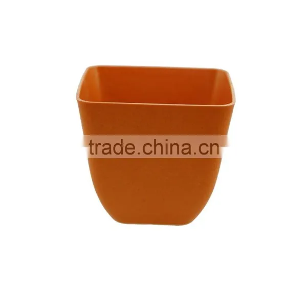 Pretty Design Eco-friendly No Pollution Bamboo Fiber Flowerpot photo-3