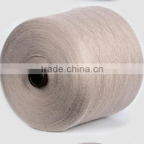 China Wholesale Dope Dyed Red Color Pure 100% Cotton Yarn Weaving 30/1 In Stocks photo-5
