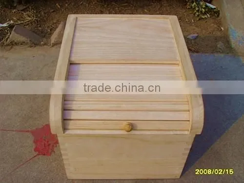 Paulownia Wood Grain Storage Box photo-6