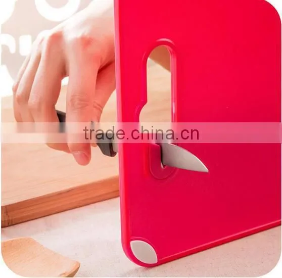 Plastic Chopping Board With Knife Sharpening Stone Wholesale Cutting Boards Cutting Board Kitchen Fruit Chopping Block photo-4