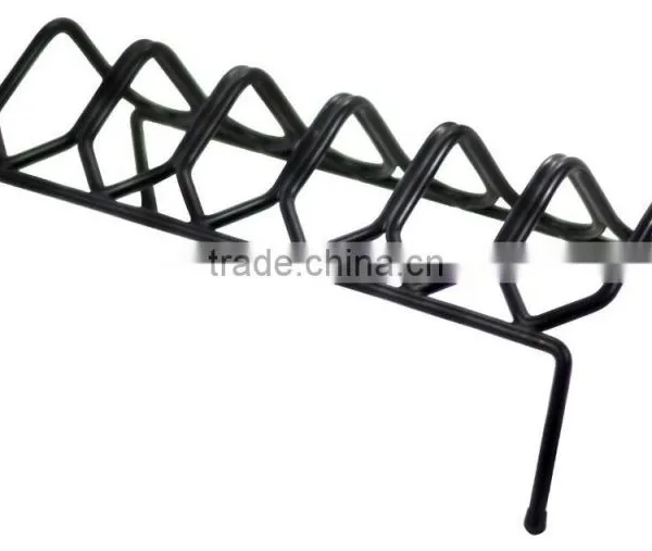 Handgun Rack 6 Gun Pistol Holder Metal Organizer For Safe Storage Vinyl Coated photo-2