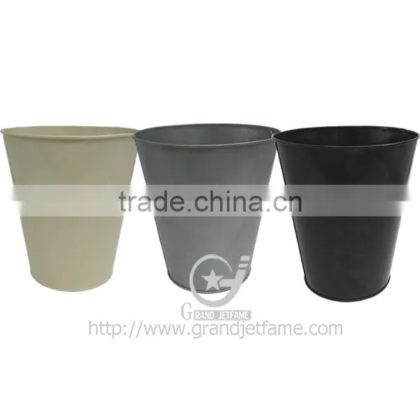 New Design Metal Garbage Can Galvanized Steel Metal Garbage Can photo-5