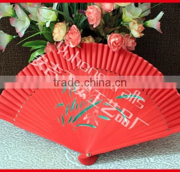 Chinese Bamboo Ladies Folding Fan photo-2