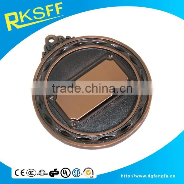Hot Sale Manufacturer Purple Bronze Plate Football Medal photo-2