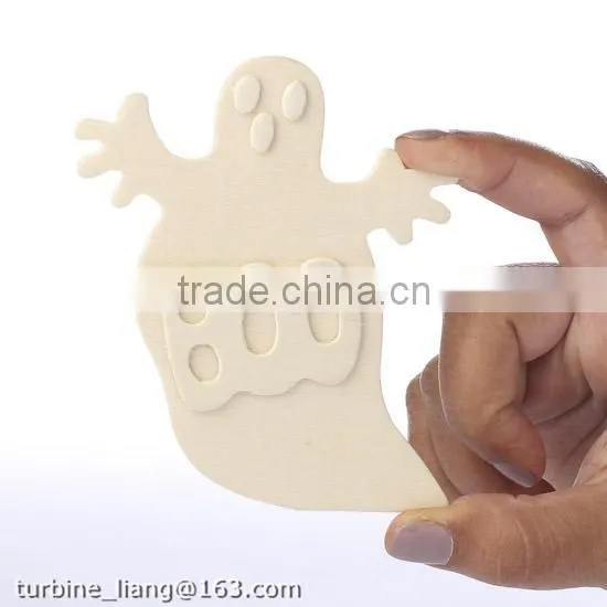 Unfinished Art Craft Wood Ghost Cutout for Halloween and Fall Wood Cutouts photo-3