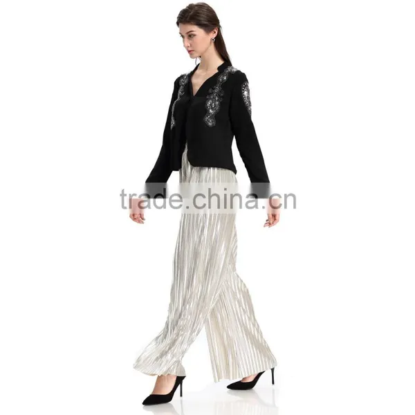 Domin Fashion Beading and Sequin Ladies Tops Latest Design photo-5