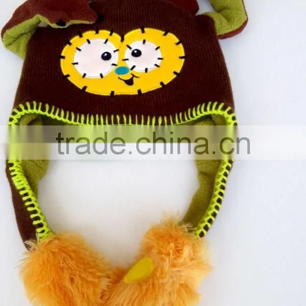 Wholesale Pom Pom Knitted Custom Acrylic Beanie photo-5