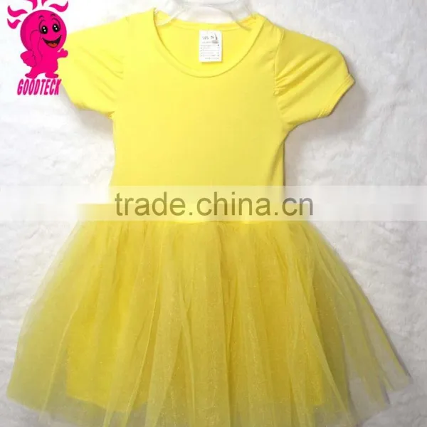 New Wholesale Girls Ruffle Tulle Tutu Dress Baby Girl Dress Solid Color Tutu Dress photo-3