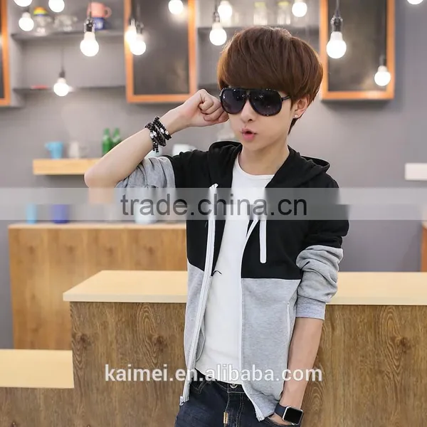 2017 New Design Popular Life Fleece Men's Sports Hoodie CVC (60/40) photo-3