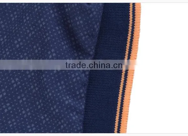 China Factory New Design Promotional 100% Cotton Blue Pique Collar Polo Shirt for Men photo-5