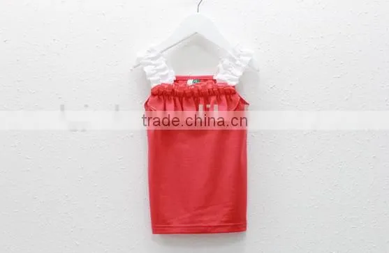 Children Summer Cute Vest Kids Sweet T-shirt Pure Cotton T-shirt for Fashion Girl photo-5