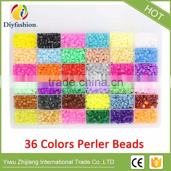 36 Color 5mm Hama Beads Perler Beads Box Set Fuse Beads for Kids Puzzle Toys Gifts 11000pcs photo-3